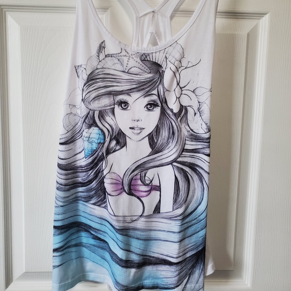 The Little Mermaid Racerback Tank Top